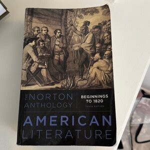 Norton Anthology American Literature Book